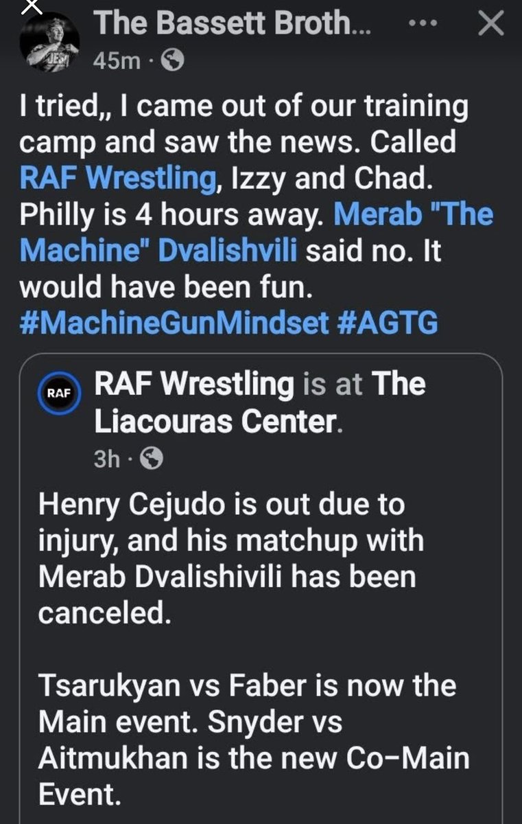 The Wrestling Room (Pat Mineo) tweet media