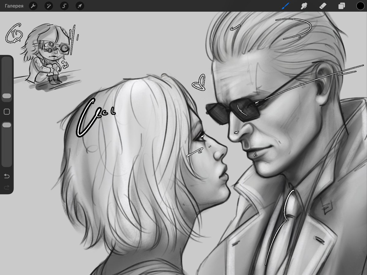 Victor was very sad BABY .. #Re9 #graceashcroft #zeno #victorgideon