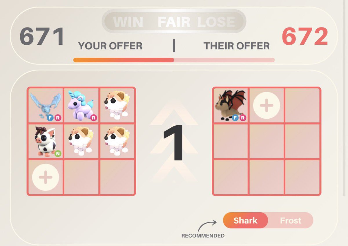 alr i’m trynna get a batdrag but i feel like this might be a loss for me in terms of demand and overpays that my pets get respectively
shld i offer this or not? i know anyone would say yes to it so idk what i shld do