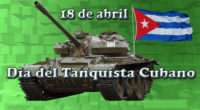 Día del Tanquista, puño de acero de las Fuerzas Armadas de la Revolucionarias #CubaEstáFirme  #DGEMCiegodeAvila  #CiegodeAvila  <a href="/milyabad1982/">Misleydi Abad Modey</a> <a href="/GladysSub/">GladysLaCubana</a> <a href="/OsunaWilfredo/">OrgullosodeCuba</a>
<a href="/CedenoPazo/">Lianet Pazo Cedeño</a> <a href="/AlemanCame55375/">Marleny Camejo Aleman</a>
<a href="/LienMons/">Lien O'farril Mons</a>