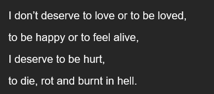 leafadila's tweet photo. TW: Suicidal Ideations, Self Harm, Internalized Transphobia https://t.co/ByBNJWiLcl