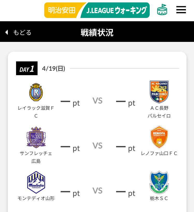 遂にレイラックのJリーグウォーキング、本日から4月期後半バトルが始まりました！
今日の相手は、長野さん！
久々のバトルですが、無理なく3,000歩達成して、アプリログインをお願いします🤲
ハトスタを歩き回りましょう！笑
開幕から連勝を伸ばすぞ〜！
今週もよろしくお願いいたします🙇