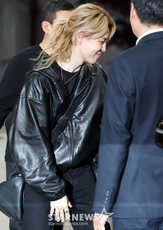 sportalkorea's tweet image. 🌟260418 BTS 지민
📸 Photographed by 스타뉴스
#BTS #방탄소년단 #JIMIN #지민 #ジミン
#입국 #김포국제공항 #공항패션