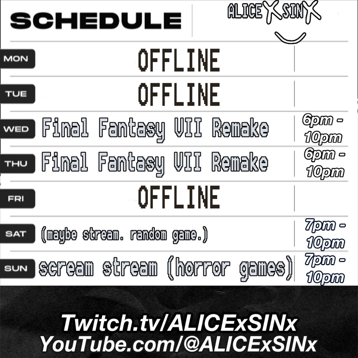 💀𝙰𝙻𝙸𝙲𝙴 𝚂𝙸𝙽💀 tweet media