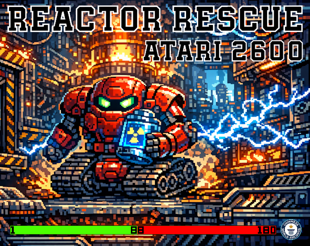 Atari2600GM's tweet image. ☢ REACTOR RESCUE ☢
88th Atari 2600 Game
Demo available to download or play in browser
marc-vittorini.itch.io/reactor-rescue

#Atari2600 #Retrogaming #Homebrew #Atari #8bit #VCS #Gamedev #IndieGame #RetroDev #GuinnessWorldRecord @itchio