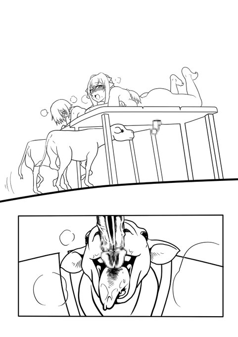 新作の進捗です
今回は馬だけでなく牛も出ます 