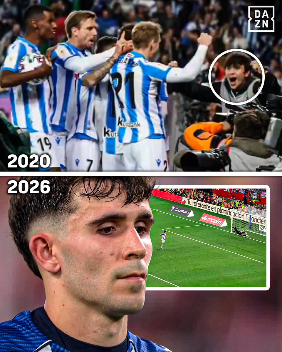 De recogepelotas… A METER EL PENALTI QUE LE DA LA COPA DEL REY A LA REAL SOCIEDAD 🏆❤️‍🩹

La historia de Pablo Marín es historia 😍