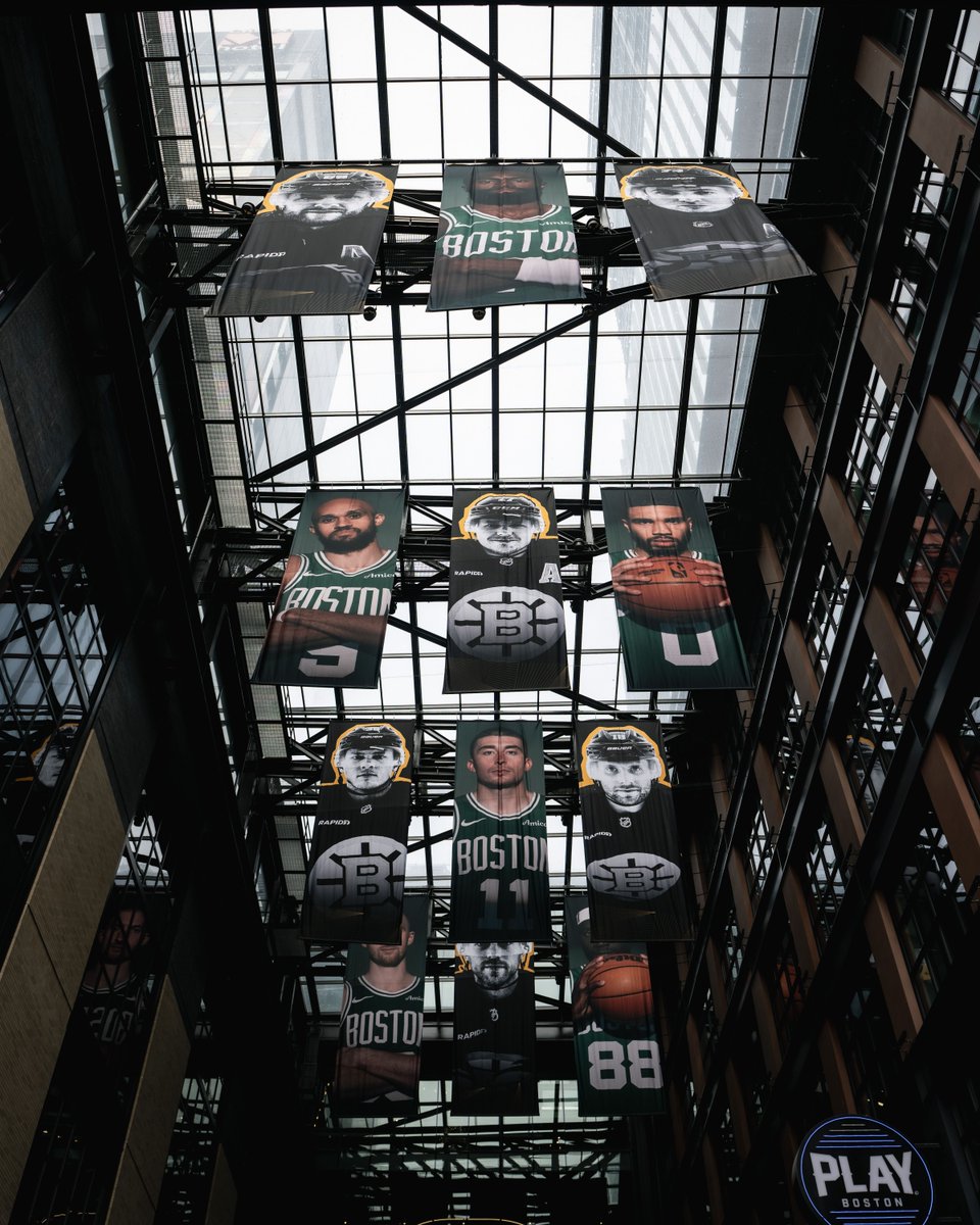 celtics's tweet photo. Whole city ready 💚 https://t.co/VmutngwPqI