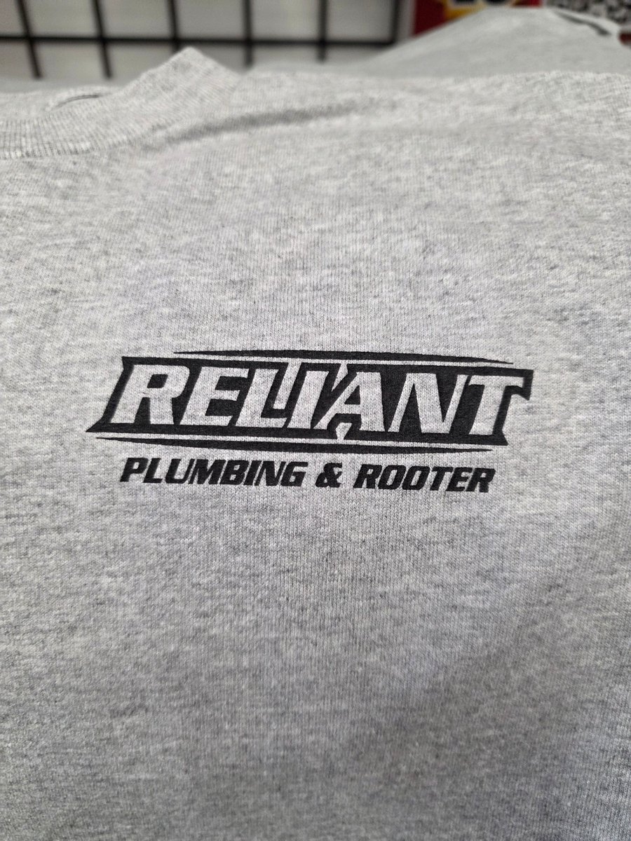 EyeconicP's tweet image. Clean lines. Bold print. Built for the grind. 🔧 Custom tees for Reliant Plumbing &amp;amp; Rooter that work as hard as you do. #CustomApparel #WorkwearStyle #PlumbingLife #BrandedMerch #SmallBusinessBranding #EyeconicPrints