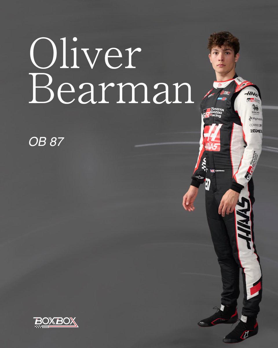 boxbox_argf1's tweet image. Equipo: Haas
Jefe de equipo: Ayao Komatsu
Pilotos: 🇫🇷Esteban Ocon 31 - 🇬🇧Oliver Bearman 87

#haas #formula1 #f1 #boxbox