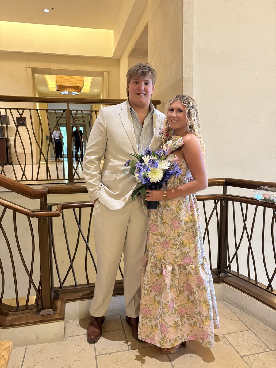corrina_green's tweet photo. Can’t believe senior prom is here.  Graduation next.  Love these two!! ♥️ https://t.co/k2ZUXc4oD0