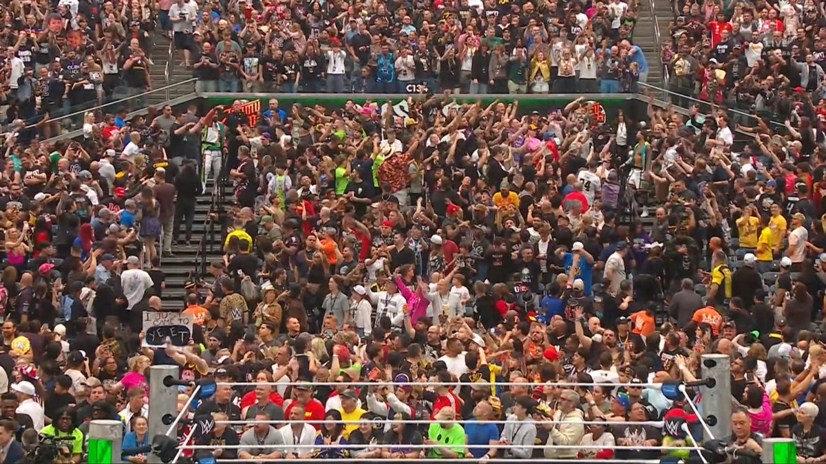 SKWrestling_'s tweet photo. IT'S JUST THEM, UCE 🗣️
#WrestleMania42 https://t.co/NNfaCPmfti