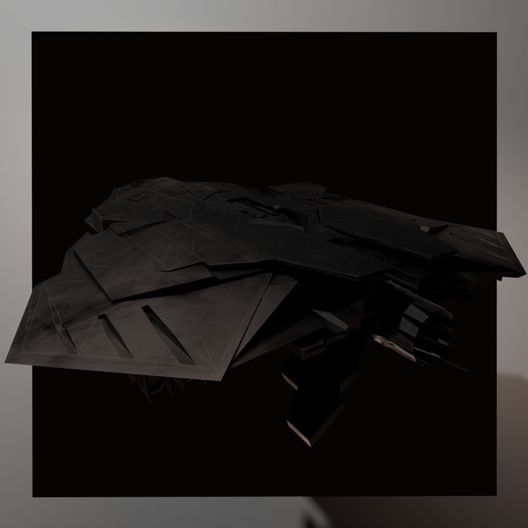_Ironcrown_'s tweet image. Everyone at the studio has this thing called a 'J O B" but we are still working towards the next video. A look at a ship being made for it... #spaceship #stealth #blender