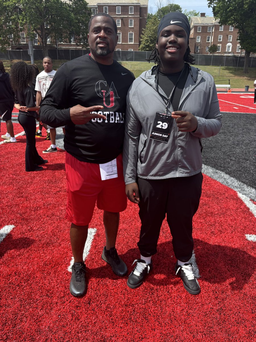 BjBillingsley99's tweet photo. Had a great time at Clark university this weekend learned a lot! @COACHJDESSEIN @COACHAGREEN @CoachFrenchers @HiramFBRecruits @GAPrepVarsity @RecruitGeorgia https://t.co/aaxob4mdPo