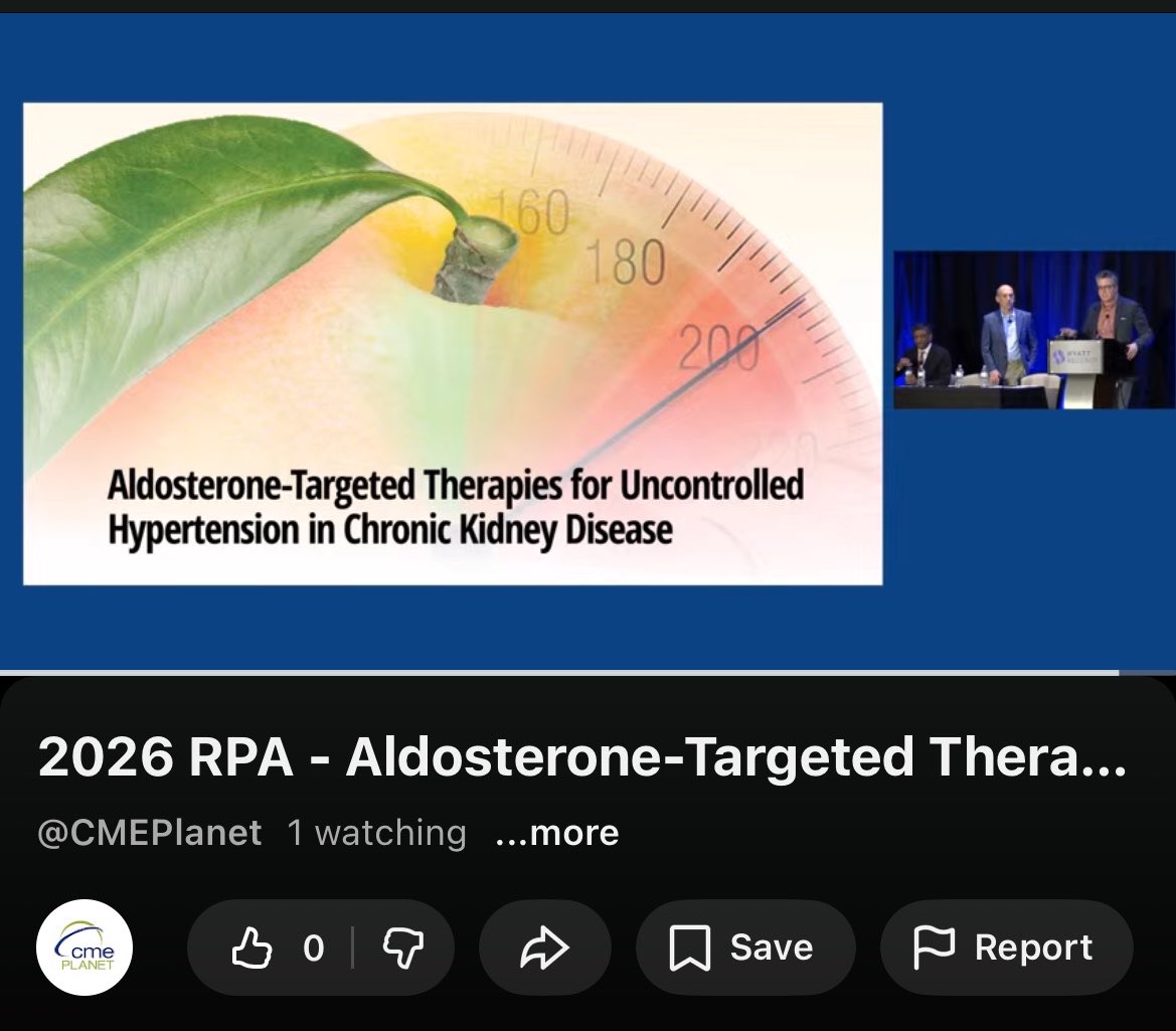 CMEPlanet's tweet photo. 🔴 LIVE NOW 🔴

Watch at https://t.co/sHW8oLmwpp 

FOR #CME AT #RPA2026 #kidneycare https://t.co/j06xGy5e30