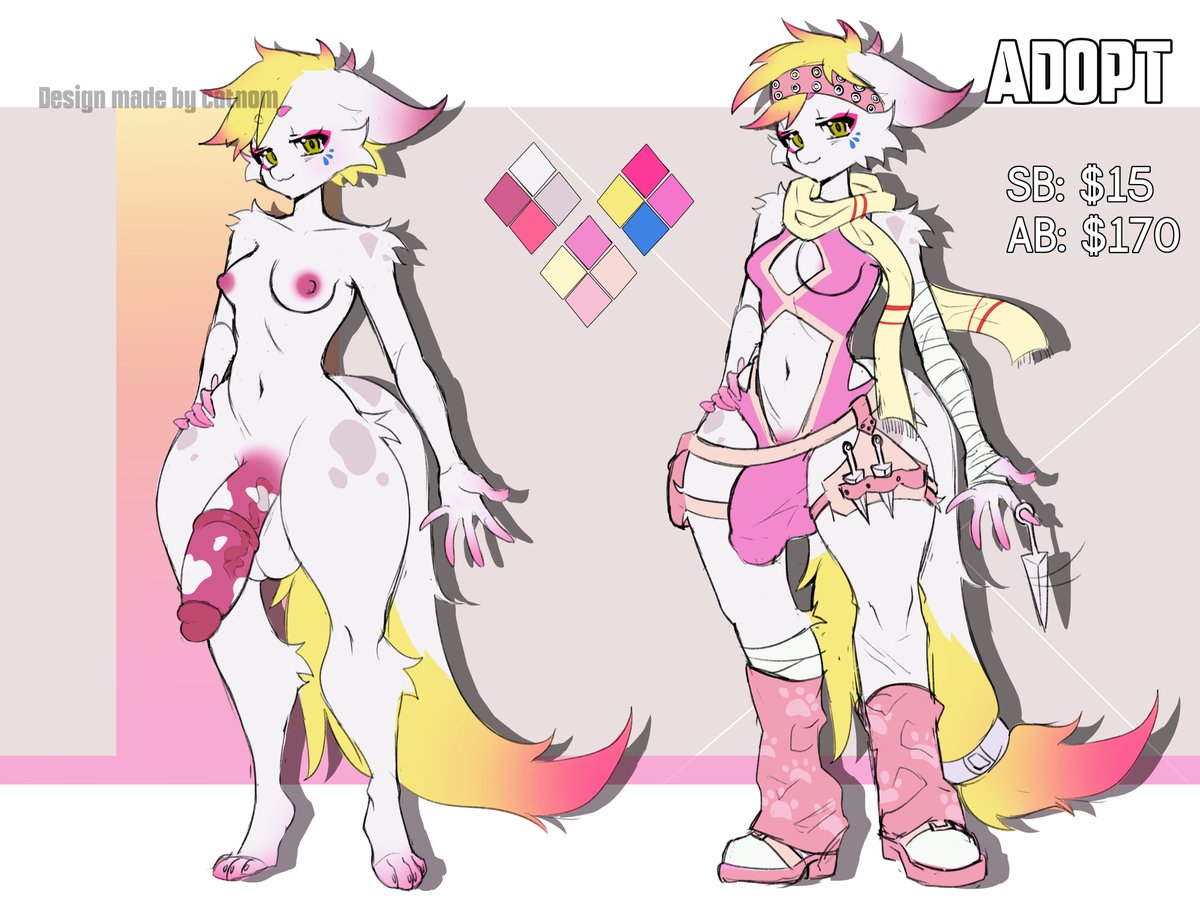Forgot to post it here! 

Kobold adopt avialable!!

link to bid: ych.commishes.com/auction/show/5…
you can also bid in the comments or send me a dm ^^

#furry #furryadopt #adopt #commishes #kobold #futa