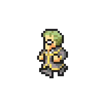 yukika_g's tweet image. FF風　葬送のフリーレン  
ハイターとフェルン
アイコンで使いたい人はどうぞ 
 
#フリーレン 
#ドット絵 
#pixelart