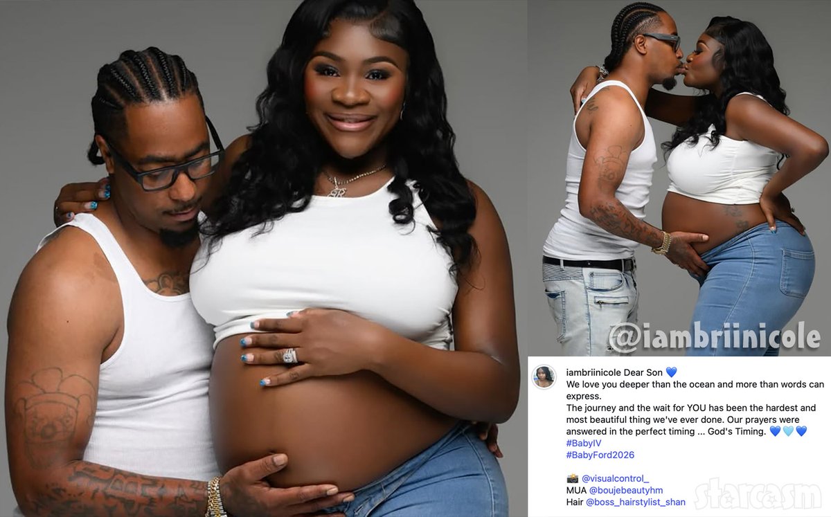 starcasm's tweet image. CONGRATULATIONS to Britney and Ray from #LoveAfterLockup and #LifeAfterLockup as they just announced Britney is pregnant with their first child!

Britney revealed in her gallery caption (see photo) that they are expecting a boy, and her use of hashtags suggest they plan on naming