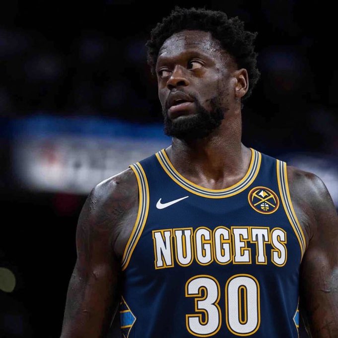 ADGrant03's tweet photo. Julius Randle was the Denver Nuggets best player today. Hall of Fame game for him https://t.co/QP4xXBba1G