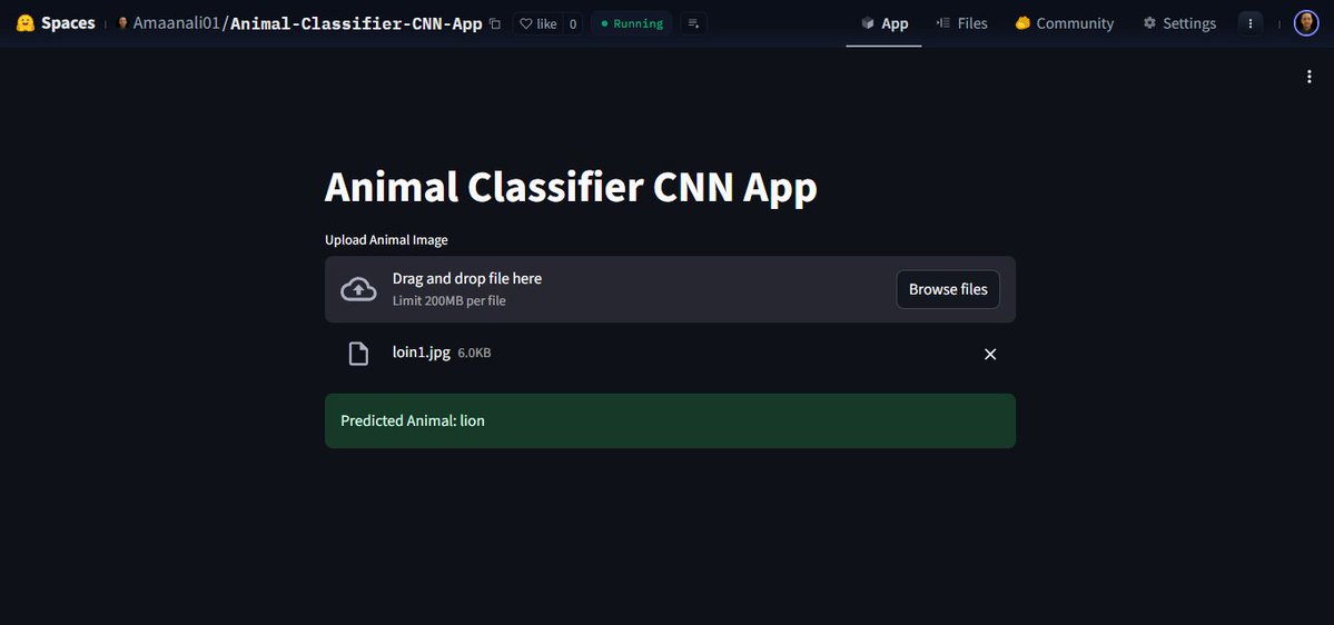 Amaanali010's tweet image. 🚀 Project Completed: Animal Classifier CNN App (Deep Learning Project)
#DeepLearning #ComputerVision #TensorFlow #Keras #PythonProjects #AIProjects #MachineLearning #Streamlit #Kaggle #ArtificialIntelligence #ImageClassification #StudentProjects #PortfolioProject #OpenToWork