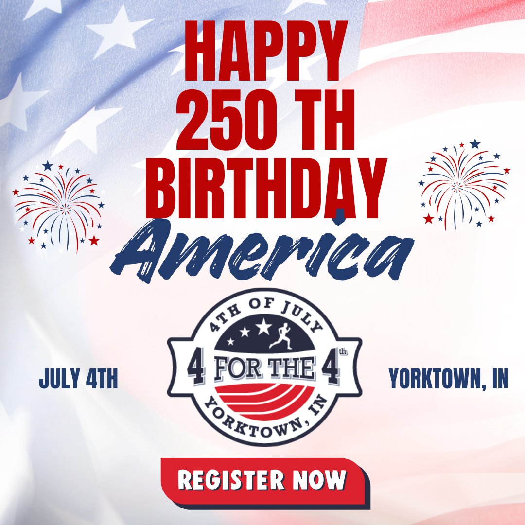 YCSFoundation's tweet photo. Lace up and be part of one of Yorktown’s favorite summer traditions! The 444 race is the perfect way to celebrate the holiday while supporting YCS students and schools. This year, we’re also celebrating America’s 250th birthday! 

Register today:https://t.co/I6WXgjwVFv https://t.co/5IKuD51kSO