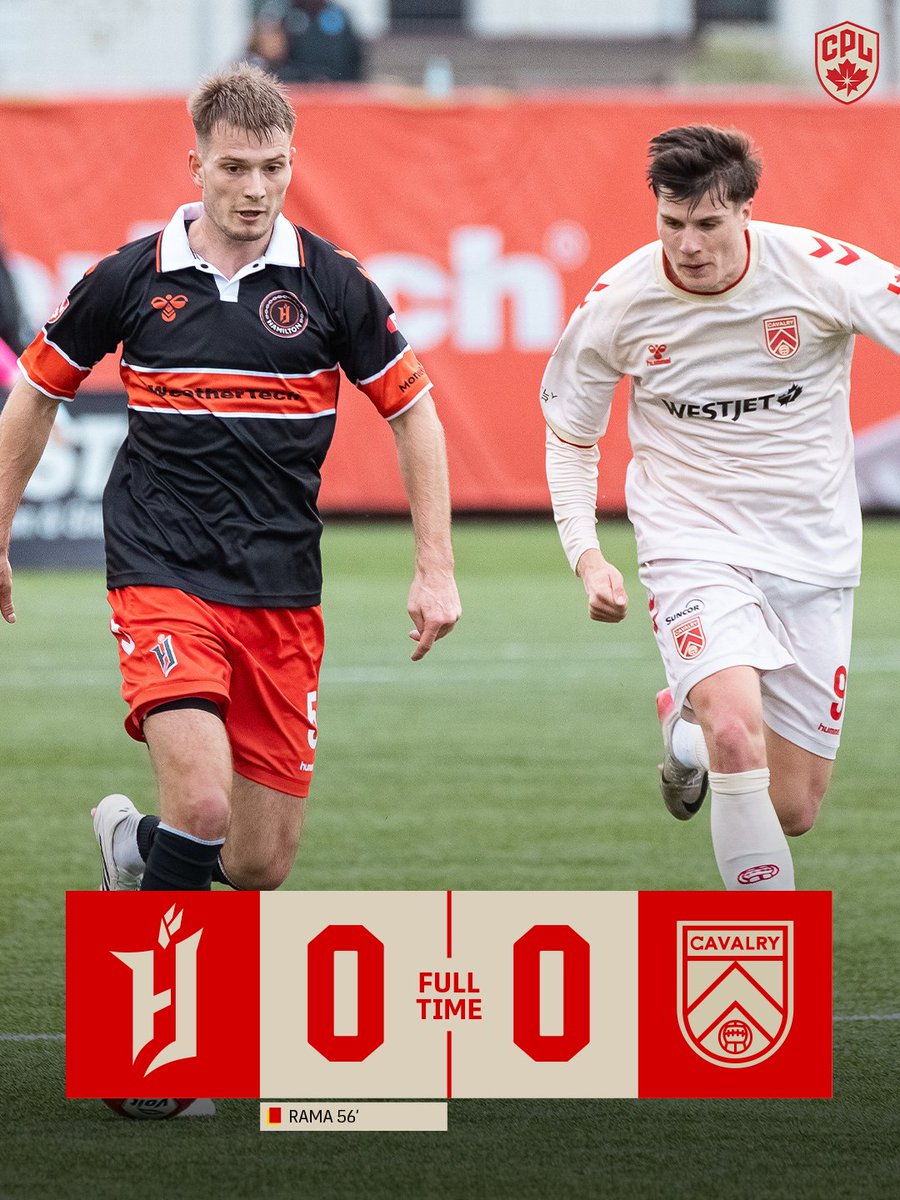 CPLsoccer's tweet image. FT: Points shared in Hamilton🤝

A scoreless battle at Hamilton Stadium ends in a draw.

RECAP: bit.ly/48XHKk2

#CPLSoccer