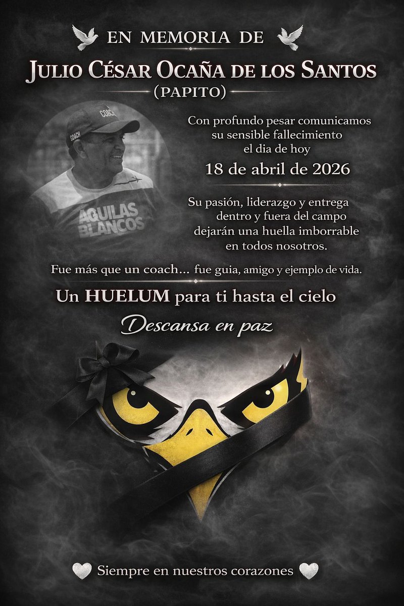 elnarrador's tweet image. Lamentable noticia para el Flag en México. El coach Julio Ocaña, generador de cientos de jugadoras de las mejores del orbe. 
El coach que más campeonas del mundo ha instruido desde niñas, falleció hoy. 
#QEPD pronta resignación para Rebeca Corchado, para Rebe y para el Flag