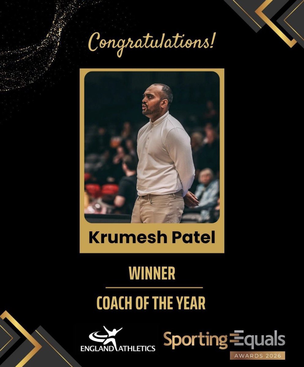 KrumeshPatel's tweet image. Super grateful @SportingEquals for the recognition and all the support work you do! 

#Asian #Sport