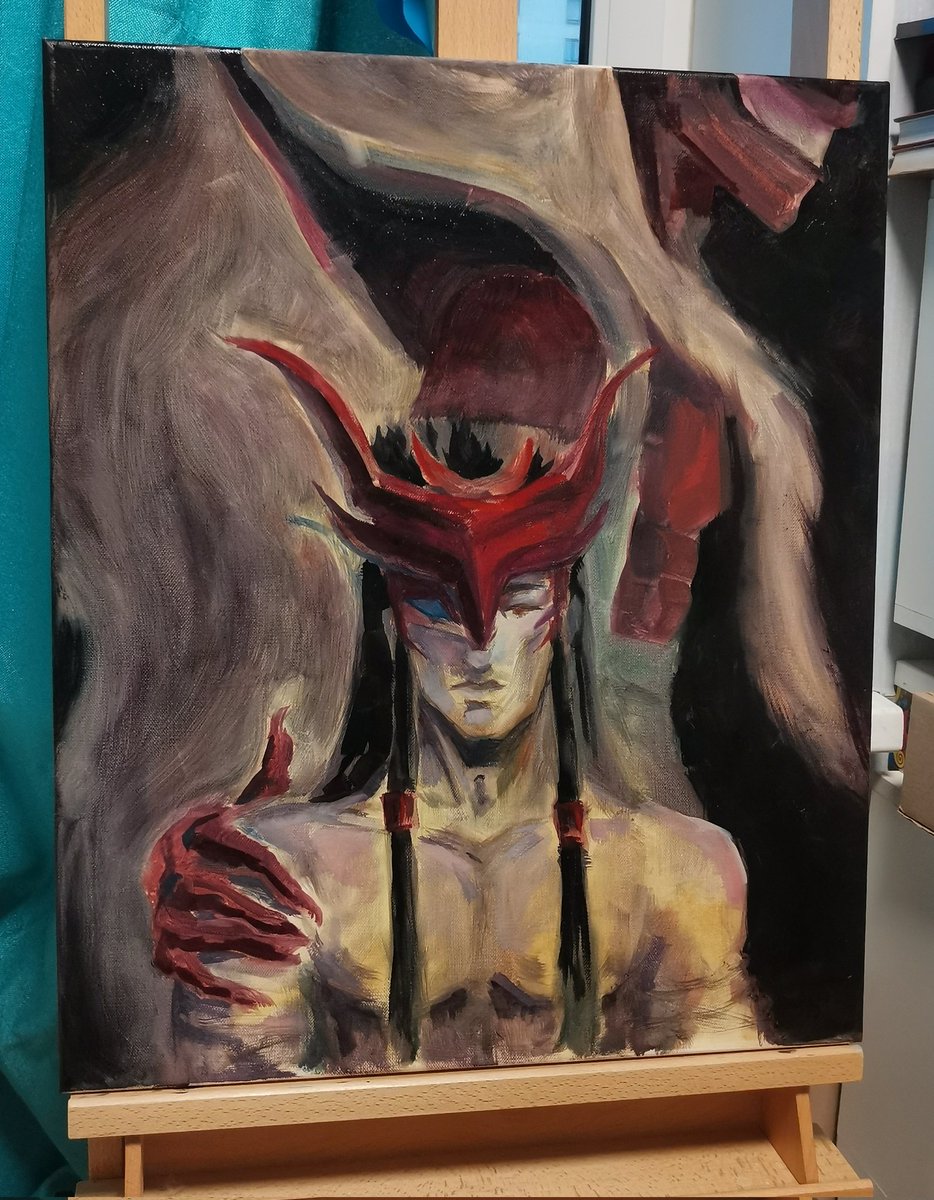 cherembchnya's tweet photo. Process of oil painting
Still working✍️
#yone #leagueoflegends #oilpainting https://t.co/aoeY00A7R0