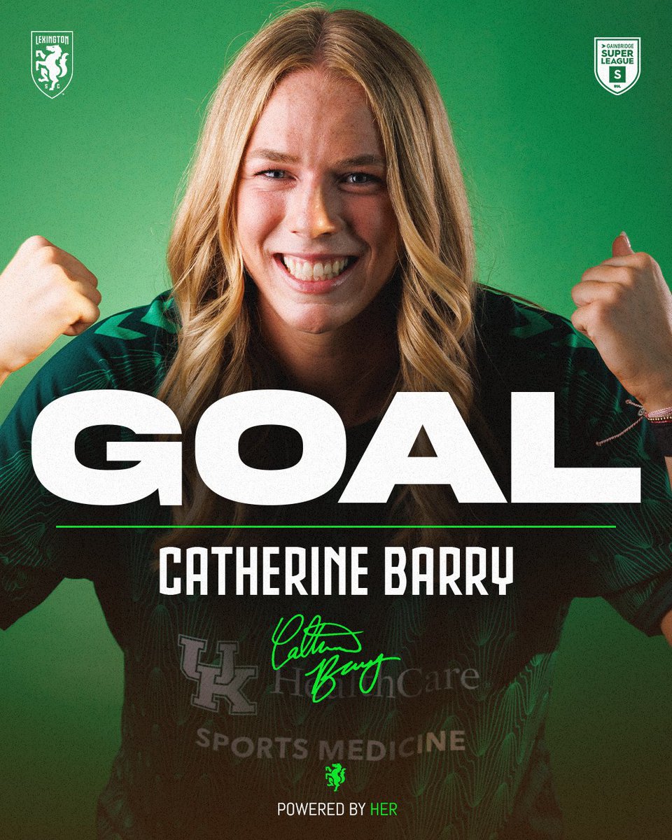 LEXSCwomen's tweet photo. 49' | CAT BARRY GOAL BECUASE OF COURSE!!!!
π 2-0 βοΈ | #LEXvTB https://t.co/frh6hOr0jl