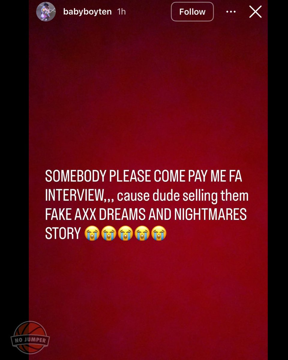 No Jumper tweet media