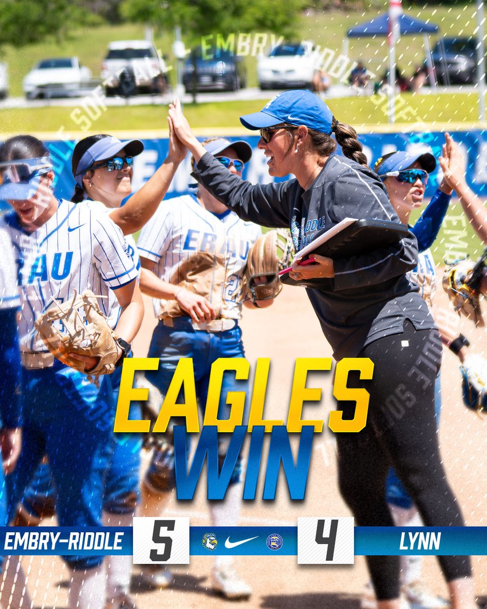 ERAUSoftball's tweet image. Eagles win it in extras! ERAU walks it off in the 8th!

#GoERAU