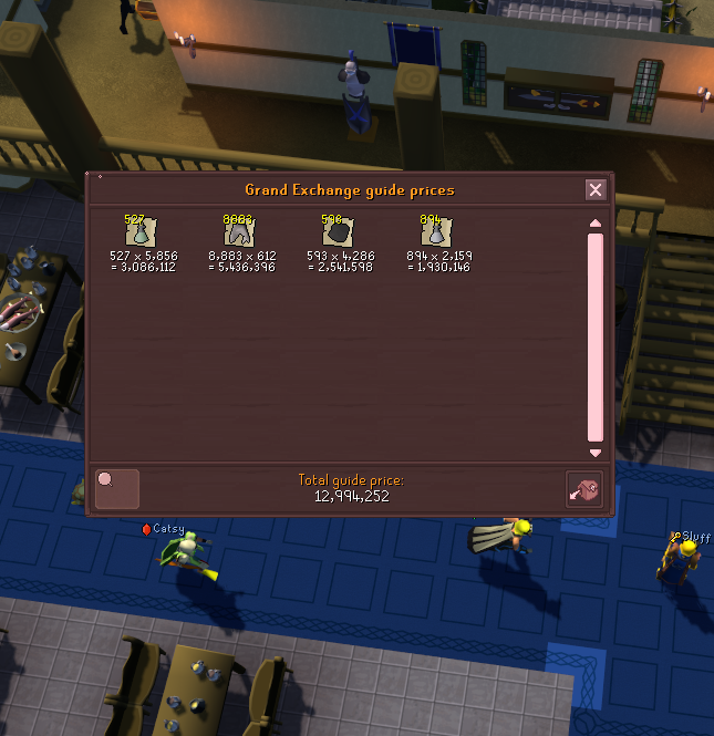 we swipe an easy 13m at the clan drop party, who said being a skiller wasnt profit B) #osrs
