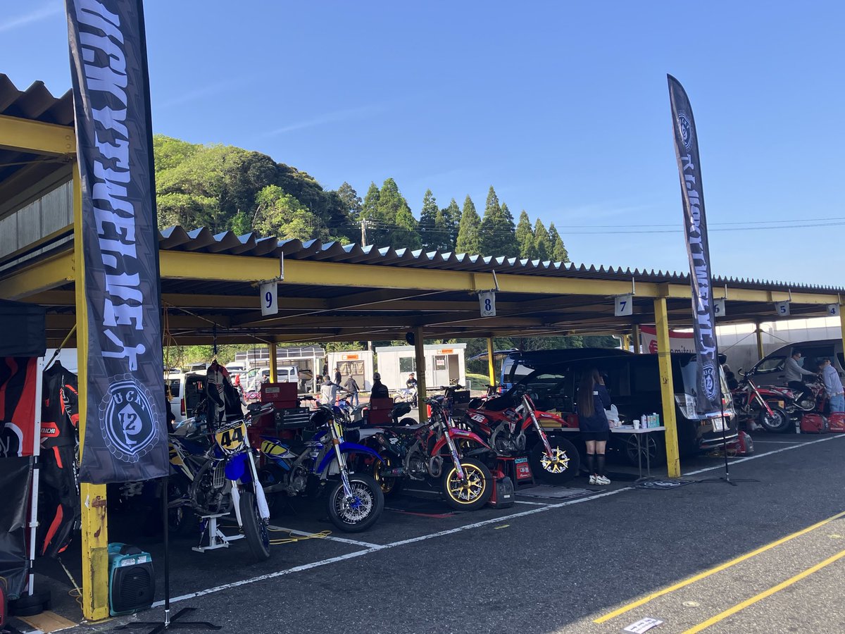 全日本スーパーモト　R2茂原ラウンド
コンディション最高の中、たくさんのサポートにより参戦出来ます^ ^
感謝！
#SupermotoAll 
#mobara_TC_Live 
#nutec
#CannonbalIx 
#spline