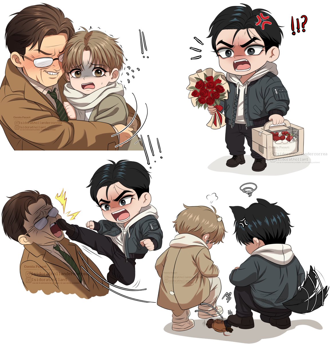 Isidorathollan1's tweet image. Péguenle a esa rata!!! 🐀 🥊🐺🐹💢 dejen a mis niños ser felices! 

#징크스 #jinx  #Jinxmanhwa