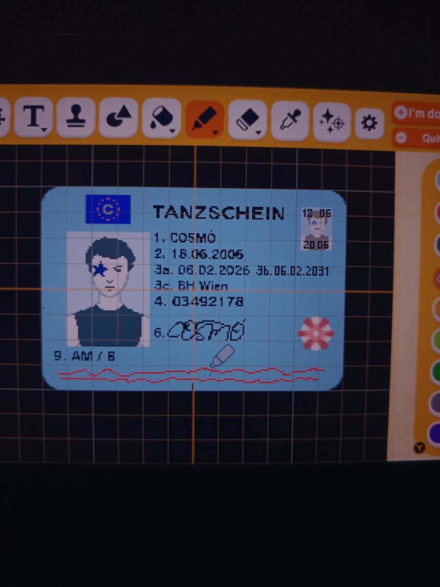 heliogabalus204's tweet photo. I made tanzschein in tomodachi life https://t.co/pkx0IYGYmX