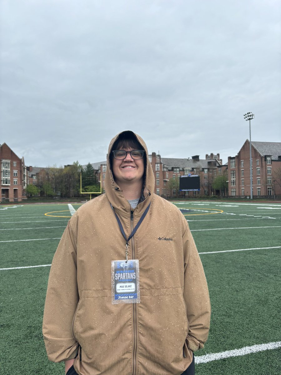 MaxBlake54's tweet photo. Had a great time at Case Western today! Thanks @CoachSlesh @DacekNolan for inviting me out! Can’t wait to learn more! https://t.co/TxG3Tfn0sn