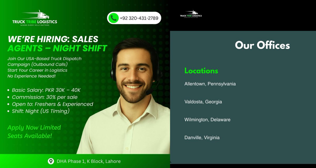 Truck Tribe Logistics is a U.S. "based" business registered in Delaware. They have offices in Pennsylvania, Georgia, Delaware, and Virginia.

Weird that they aren't paying in U.S. dollars... 

30,000 PKR = ~$107.57 USD
40,000 PKR = ~$143.43 USD