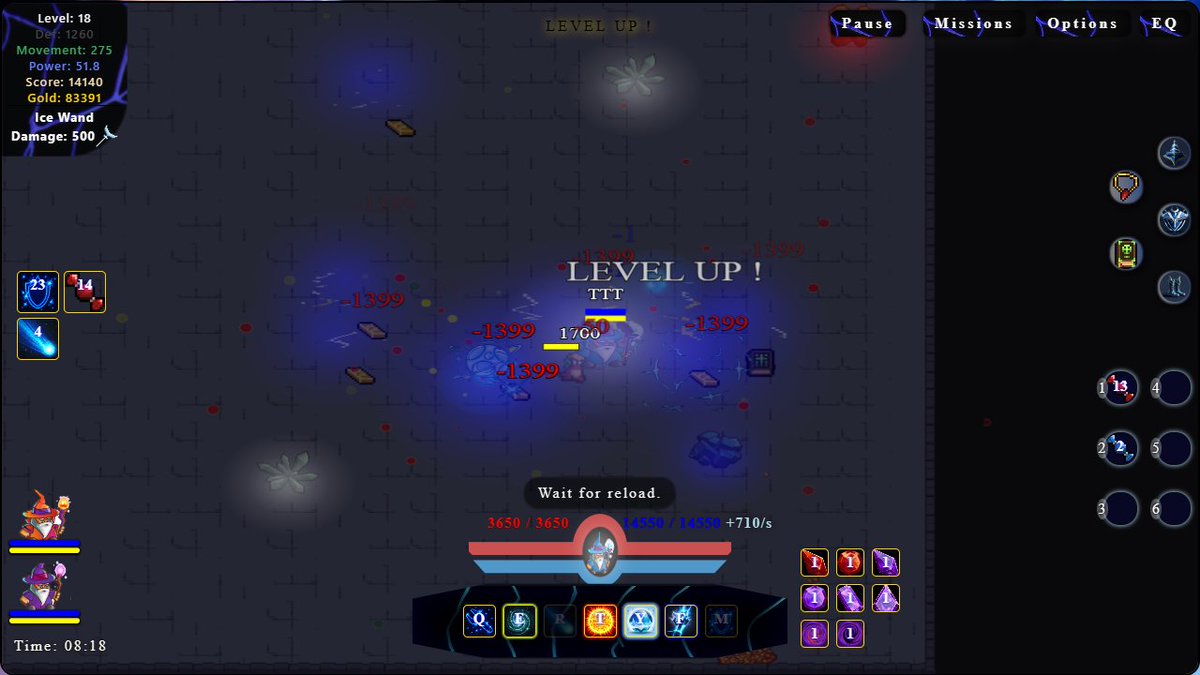 FristerHer40083's tweet image. Pixel chaos level: maximum! 🦖
Ready to dive in?
Wishlist &amp;amp; support the madness 

#IndieDev #Roguelike #PixelArt #WizardWorld