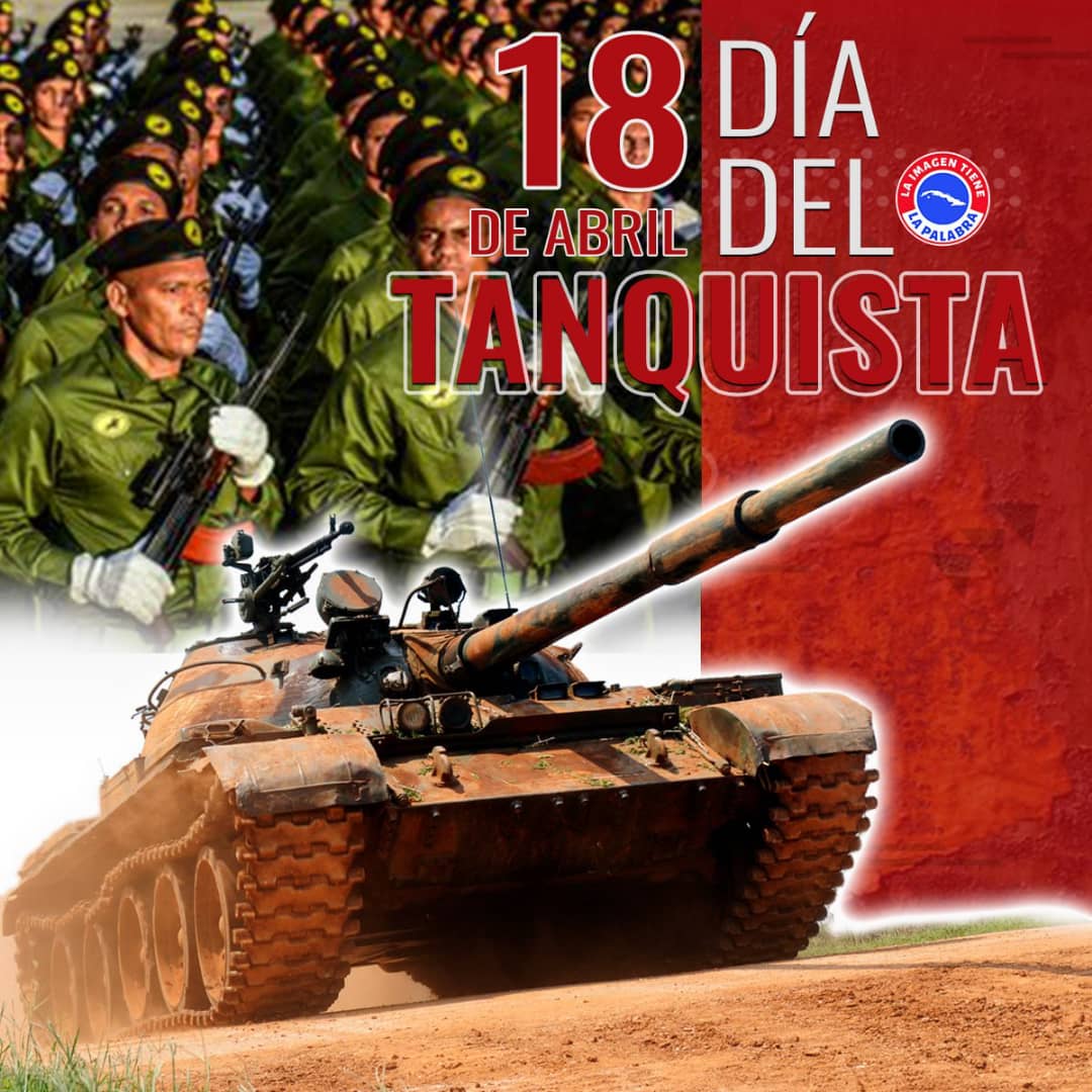 🇨🇺 Como en Girón siempre listos #CubaEstáFirme #SanctiSpíritusEnMarcha #Taguasco Felicidades a los bravos tanquistas de la Patria .