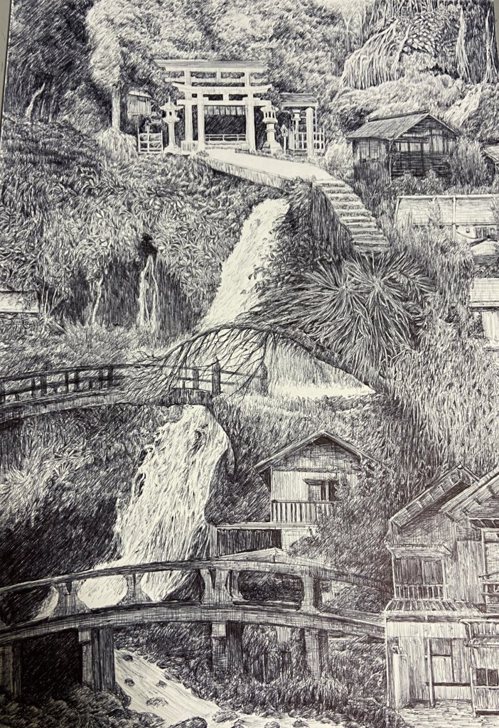 チャンポン𝕏ボールペン風景画 (@Nchanpon) / Posts / X
