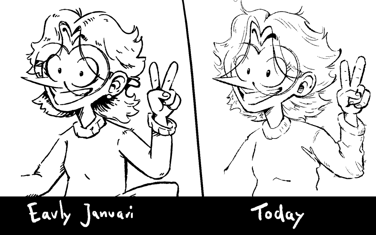 Working on my new pfp again for the first time since januari!

I improved a lot apparently!

Hopefully finishing this thing soon!

#art #artist