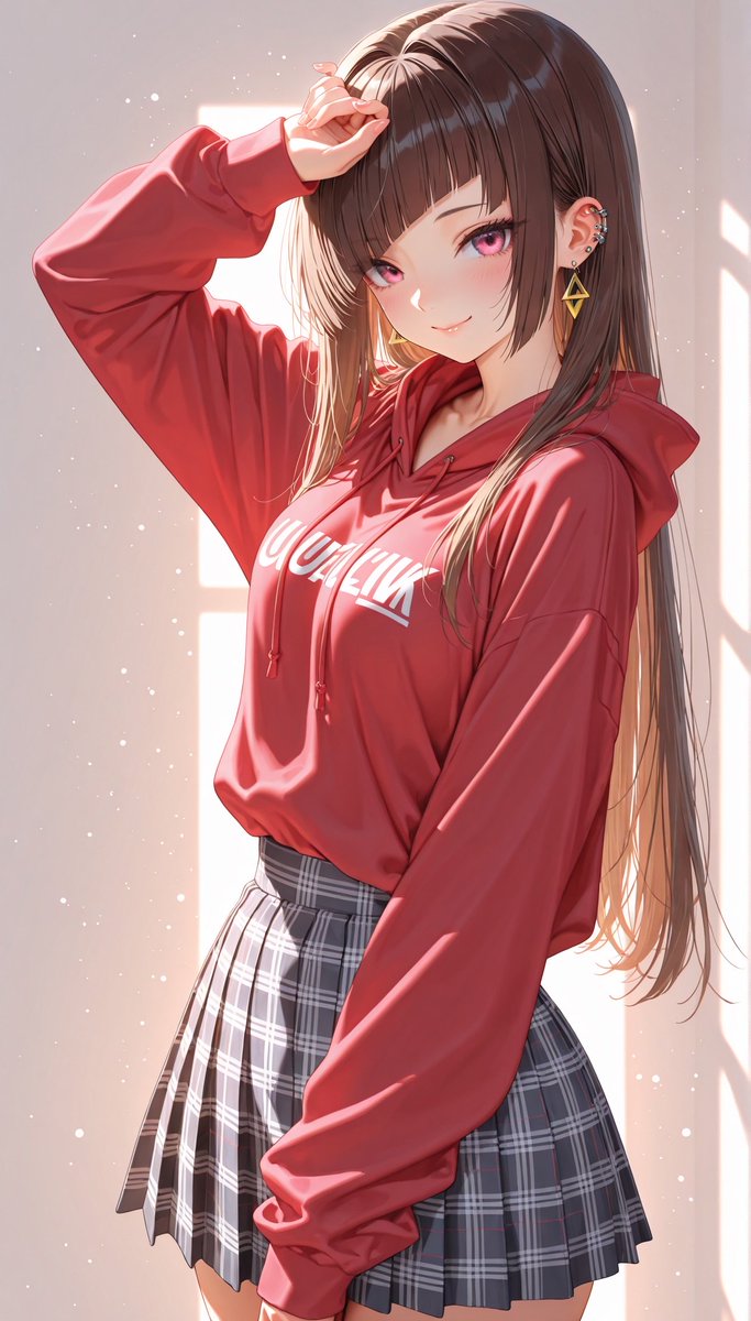 fougerespicy's tweet image. 𝐺𝑜𝑜𝑑 𝑚𝑜𝑟𝑛𝑖𝑛𝑔︎ ꨄ *:ﾟ*｡
#AIart
#kawaii

今朝は赤パーカー&amp;amp;制服の凛咲です💄✨

日曜日も楽しんでいこうー☘️
お仕事の方はお疲れ様です(⋆ᴗ͈ˬᴗ͈)”✨

今日もよろしくね( ｡•ᴗ• )੭⁾⁾🤍

⋆⸜♡⸝‍⋆┈┈┈┈┈┈┈┈┈┈┈┈┈┈┈♡+ﾟ
SFW Illustration. Cute character design