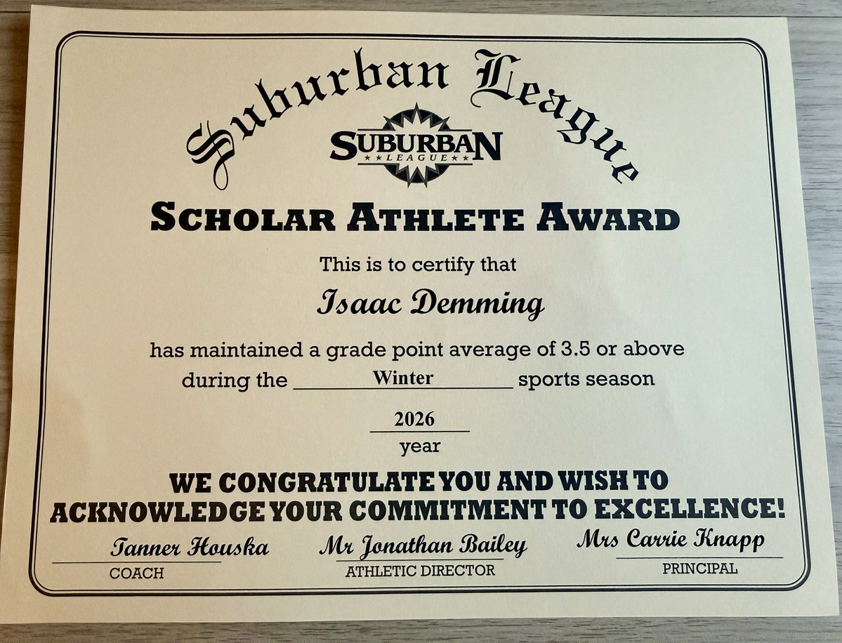IsaacDemming's tweet image. C/O 2029 | 6’2 190 | 78” wingspan | DE
Multi-sport athlete. Proud to be named a Scholar Athlete for the 2025–26 basketball season.
#Recruiting #ClassOf2029 #StudentAthlete #DLine