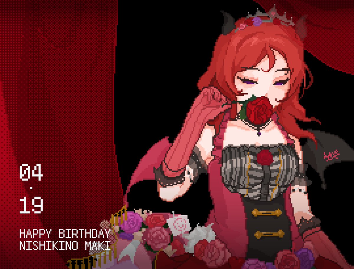 YinchuL56700's tweet photo. To the prettiest rose of μ’s🌹
HAPPY BIRTHDAY MAKI !!!

#西木野真姫生誕祭2026 
#西木野真姫誕生祭2026 https://t.co/NhdkdbnYo5