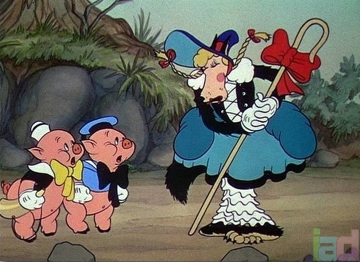 SophieTucker88's tweet image. A Very Happy 90th Anniversary to the Disney Silly Symphony, Three Little Wolves starring the Three Little Pigs &amp;amp; the Big Bad Wolf! #Disney #SillySymphonies #ThreeLittlePigs dailymotion.com/video/x9antkg