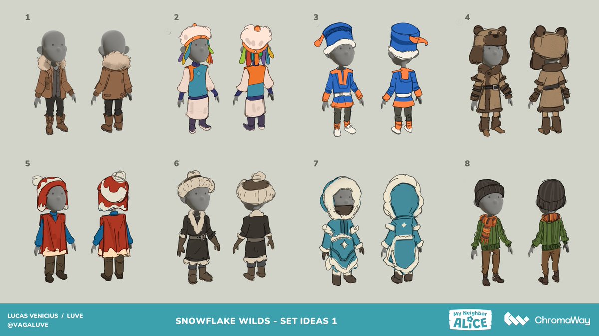 vagaluve's tweet photo. Algumas roupinhas de neve q fiz pro MNA
tem muito mais la no meu artstation:
https://t.co/052azHvko3 https://t.co/Sbp2hVruGQ