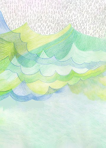 DianeHurst's tweet image. "Rainy Sea" -- color pencil drawing

a watery scene with yellows, blues, greens, and grays

#oceanart #sea #rainyday #rainworlddownpour 

4x6 framed print at etsy.com/listing/440146…