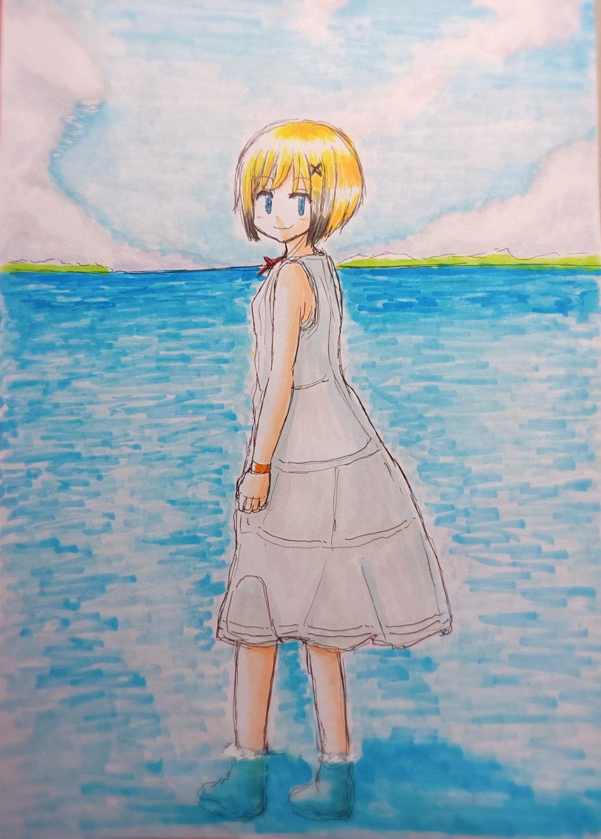 ハルトマン誕生日おめでとう
#エーリカ・ハルトマン生誕祭2026 　　　　　#s_witch
#絵描きさんフォロバ１００