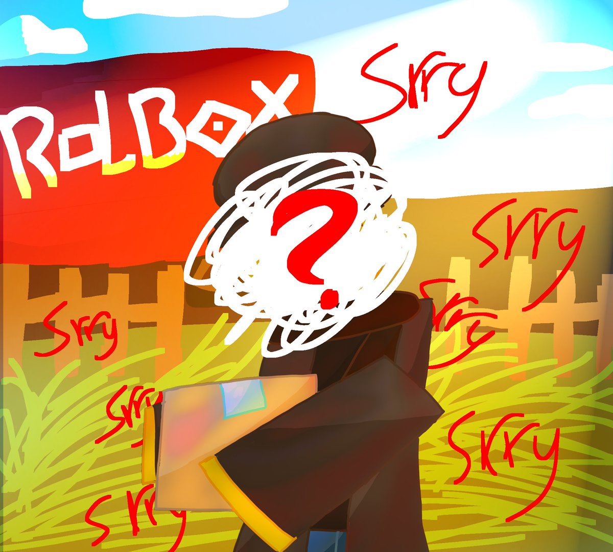 HRabie80674's tweet image. I was trying my best to make art peak.. 
I took 2 hours btw 😭🙏
#anostalgichangoutgame #postman #anostalgichangoutgameroblox